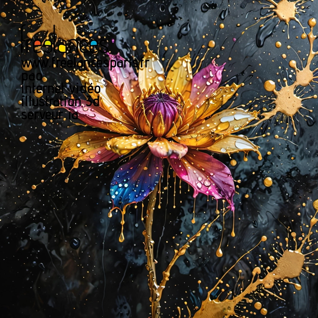 Pao mise en page internet vidéo illustration 3d serveur IA générative AI freelance paris studio de création magazines PUJI0BO0